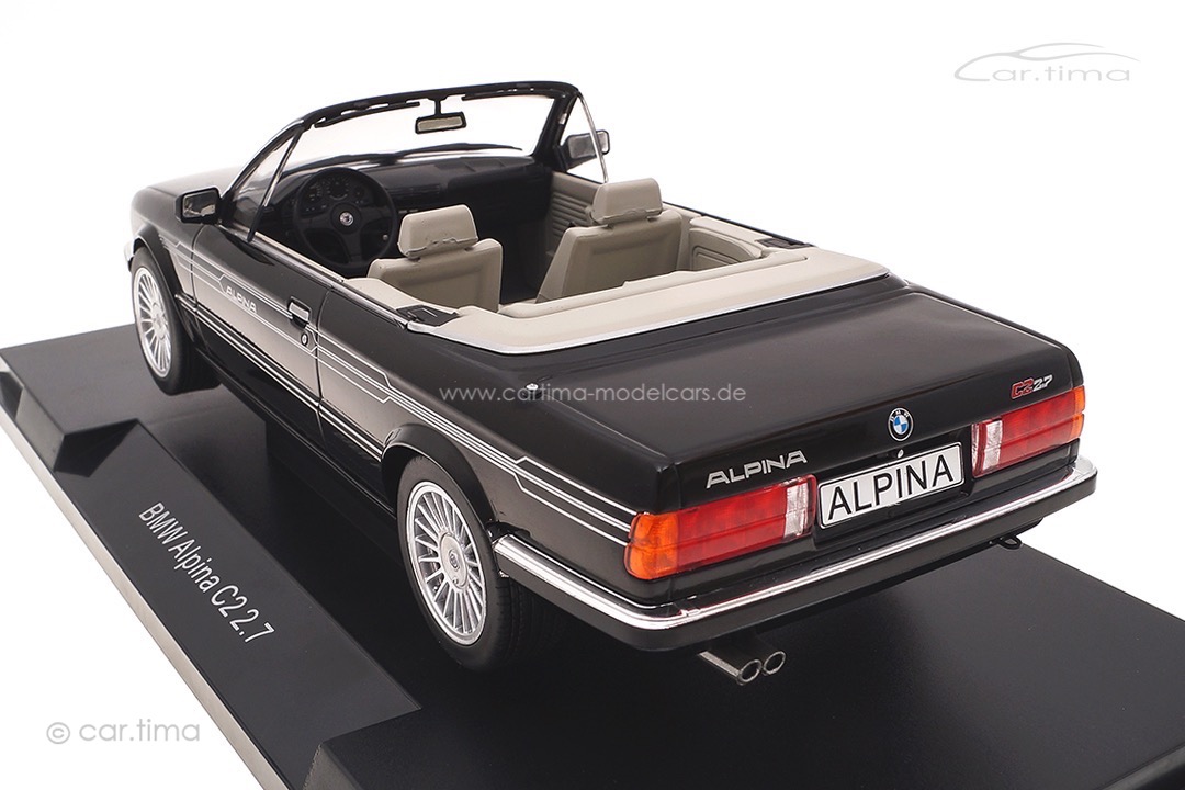 BMW Alpina C2 2.7 Cabriolet schwarz MCG 1:18 MCG18277