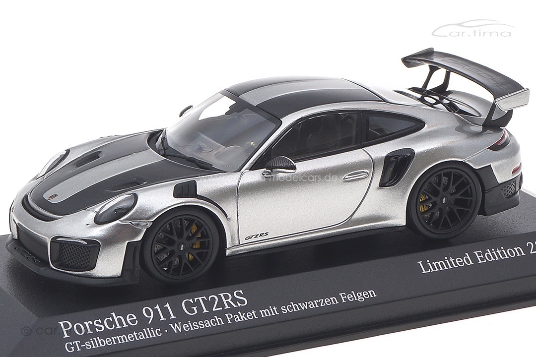 Porsche 911 (991 II) GT2 RS Weissach Package GT-silbermet. Minichamps 1:43 413067230