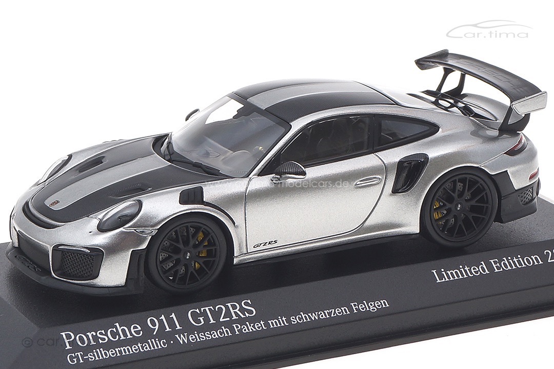 Porsche 911 (991 II) GT2 RS Weissach Package GT-silbermet. Minichamps 1:43 413067230 Porsche 911 (991 II) GT2 RS Weissach Package GT-silbermet. Minichamps 1:43 413067230