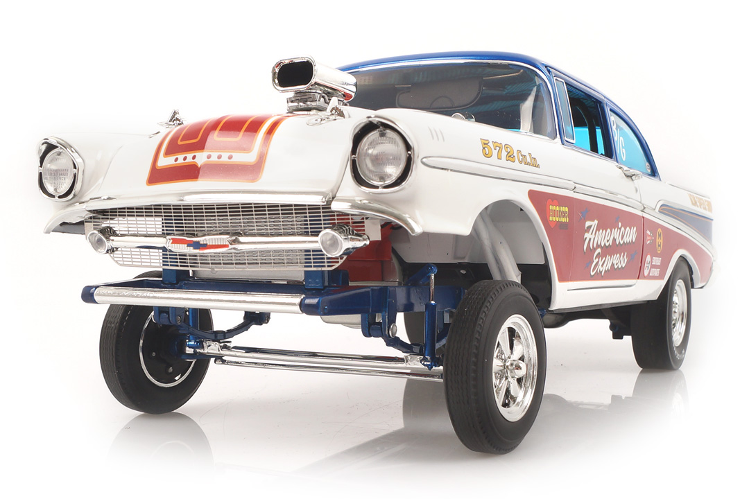 Chevrolet Bel Air Gasser 1957 American Express ACME 1:18 A1807007 Chevrolet Bel Air Gasser 1957 American Express ACME 1:18 A1807007