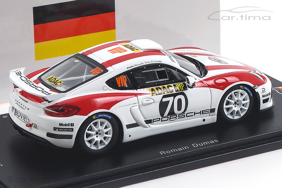 Porsche Cayman GT4 Clubsport Deutschland Rallye 2018 Romain Dumas Spark 1:43 SG274