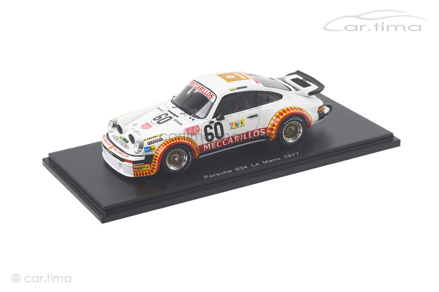 Porsche 934 24h Le Mans 1977 Haldi/Pallavicini/Vetsch Spark 1:43 S4751 Porsche 934 24h Le Mans 1977 Haldi/Pallavicini/Vetsch Spark 1:43 S4751