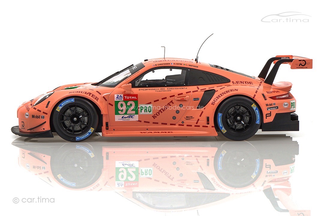 Porsche 911 (991) RSR Winner LMGTE-Pro 24h Le Mans 2018 IXO 1:12 LEGT12003