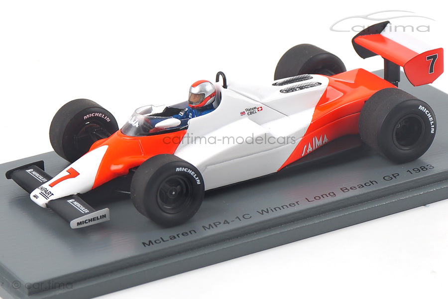 McLaren MP4-1C Winner GP Long Beach 1983 John Watson Spark 1:43 S4841 McLaren MP4-1C Winner GP Long Beach 1983 John Watson Spark 1:43 S4841