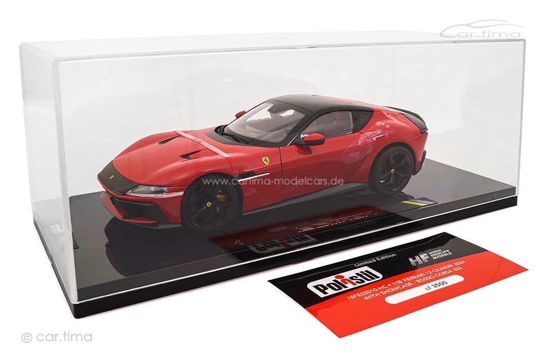 Ferrari 12Cilindri Rosso Corsa Polistil 1:18 18FE02010-HC