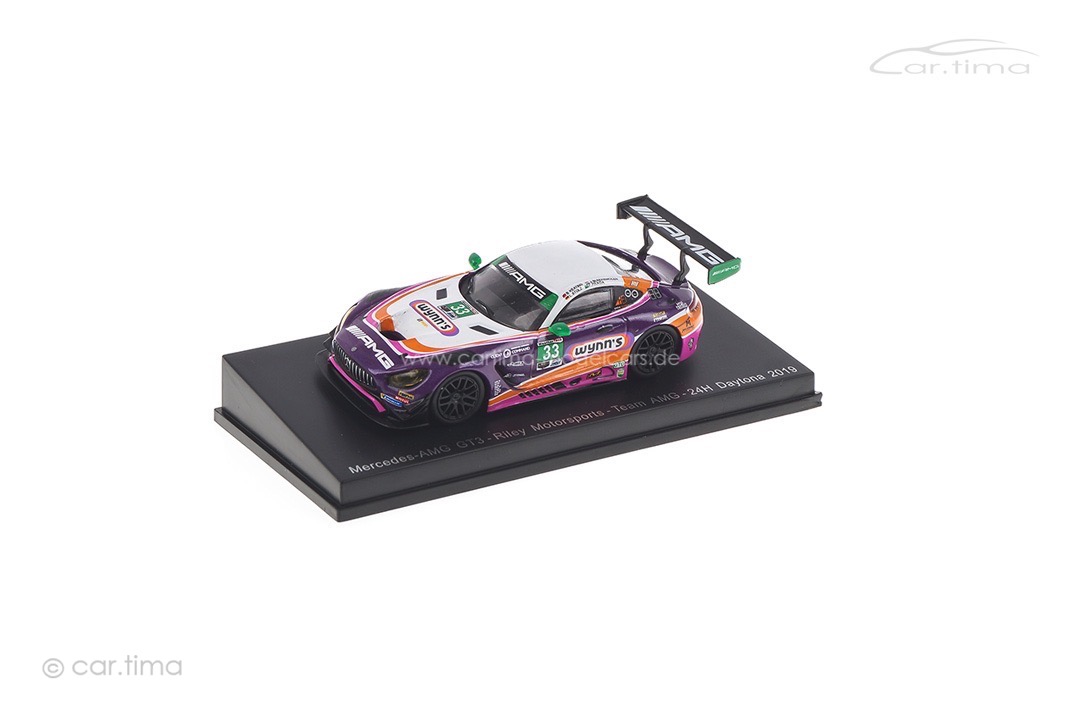 Mercedes-AMG GT3 24h Daytona 2019 Bleekemolen/Fraga/Keating/Stolz Spark 1:64 Y185