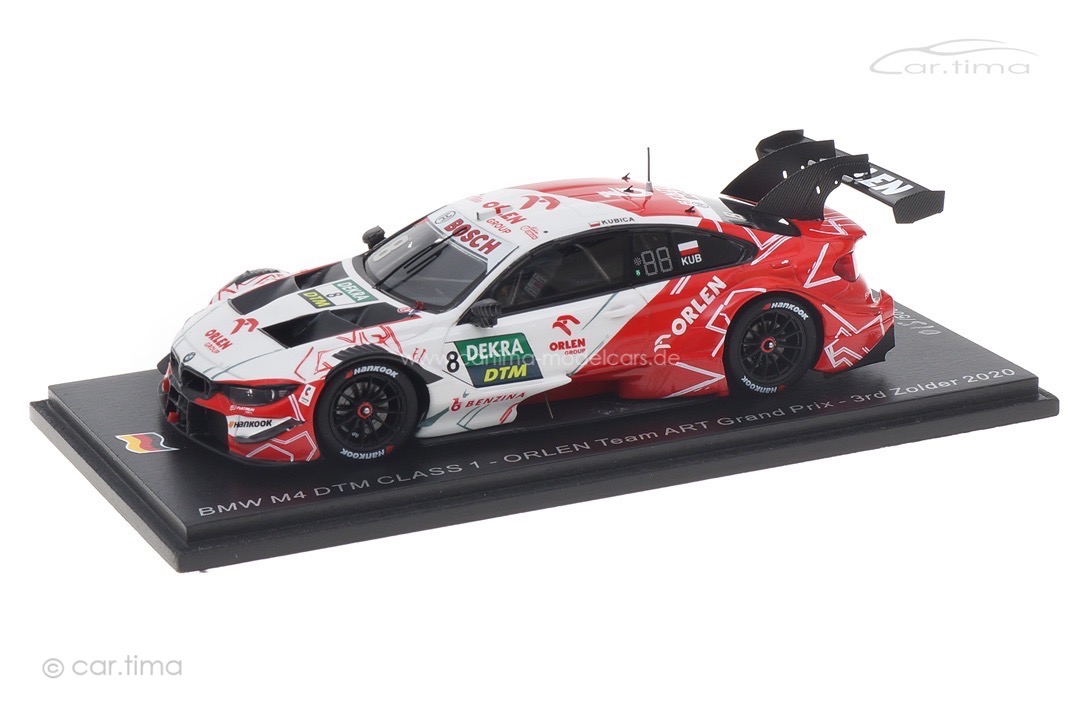 BMW M4 DTM Zolder 2020 Robert Kubica Spark 1:43 SG660 BMW M4 DTM Zolder 2020 Robert Kubica Spark 1:43 SG660