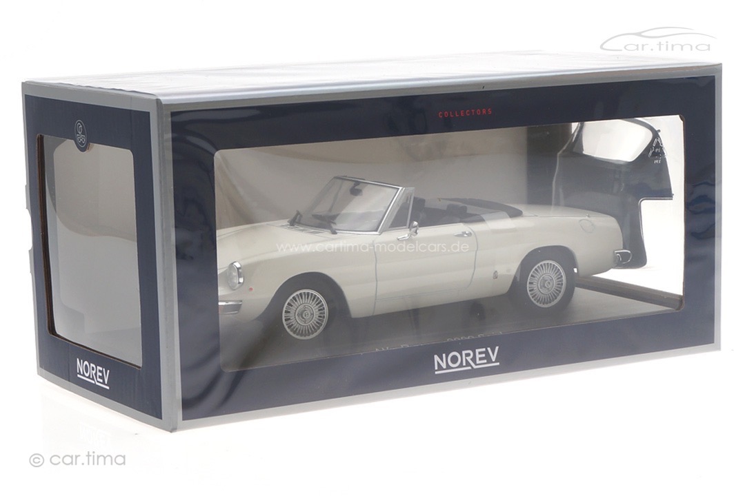 Alfa Romeo 2000 Spider 1978 weiß Norev 1:18 187882 Alfa Romeo 2000 Spider 1978 weiß Norev 1:18 187882
