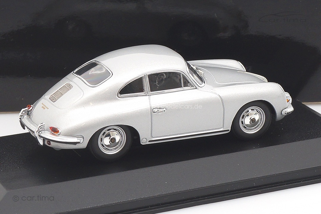 Porsche 356 B Coupe Silber Minichamps 1:43 400064300
