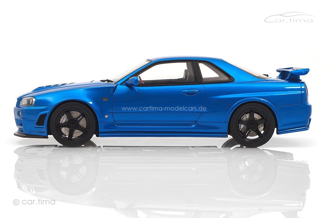 NISMO R34 GT-R Z-tune Bayside Blue OttOmobile 1:12 G082