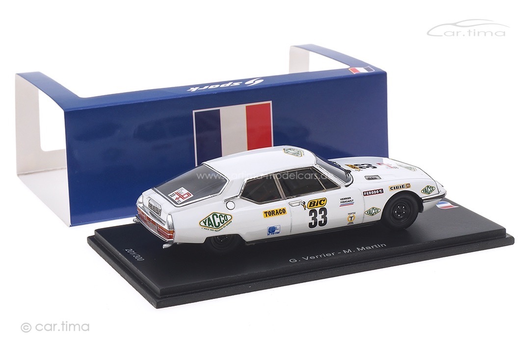 Citroen SM Tour de France 1972 Martin/Verrier Spark 1:43 SF198 Citroen SM Tour de France 1972 Martin/Verrier Spark 1:43 SF198