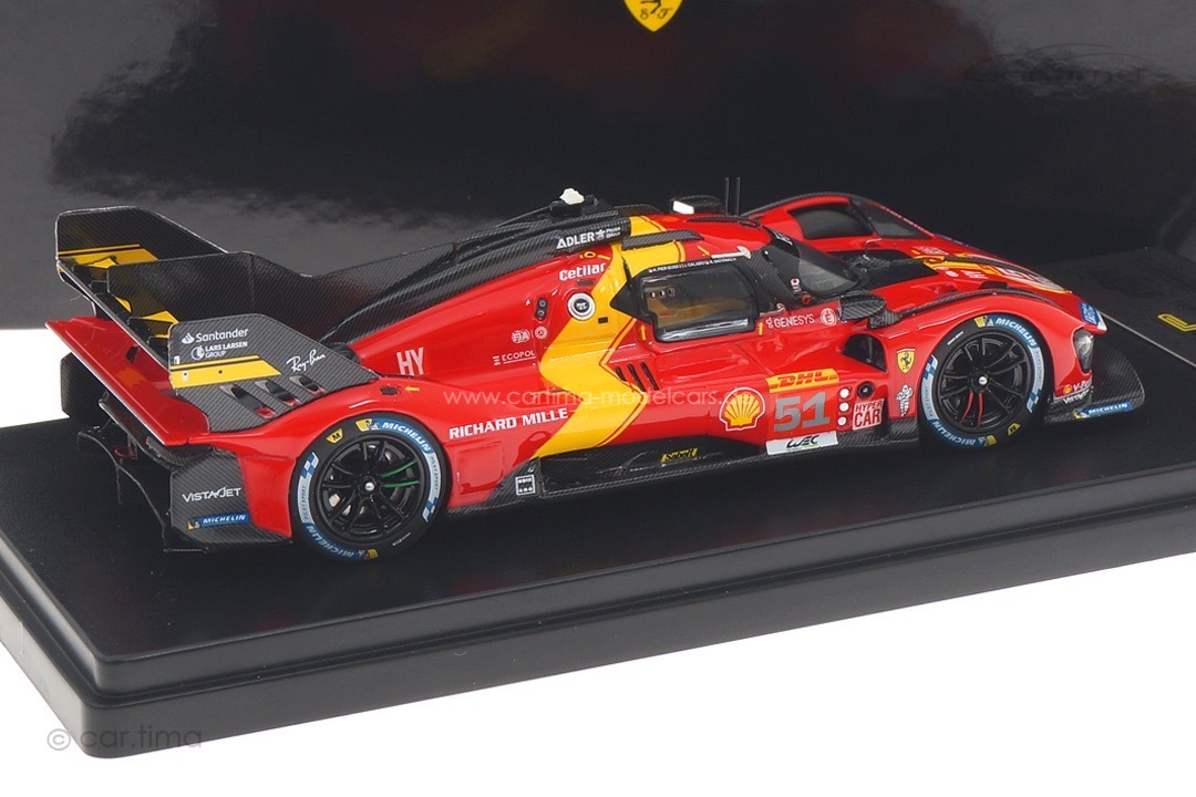 Ferrari 499P WEC 6 hrs. Spa 2023 Calado/Giovinazzi/Pier Guidi BBR 1:43 CS004 Ferrari 499P WEC 6 hrs. Spa 2023 Calado/Giovinazzi/Pier Guidi BBR 1:43 CS004