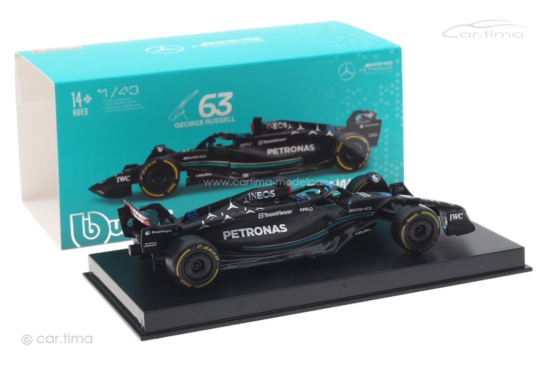 Mercedes-AMG Petronas F1W14 E Performance GP 2023 George Russell Bburago 1:43 18-38081RUS Mercedes-AMG Petronas F1W14 E Performance GP 2023 George Russell Bburago 1:43 18-38081RUS