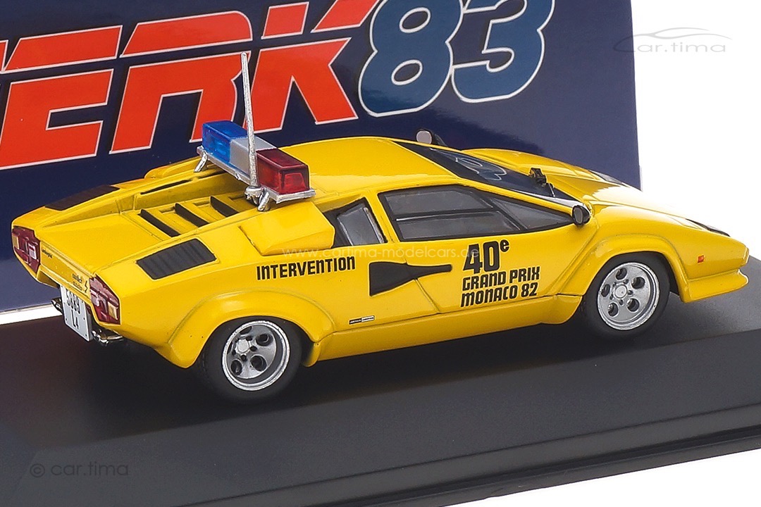 Lamborghini Countach Safety Car Monaco GP 1982 Werk83 1:43 W83430007 Lamborghini Countach Safety Car Monaco GP 1982 Werk83 1:43 W83430007