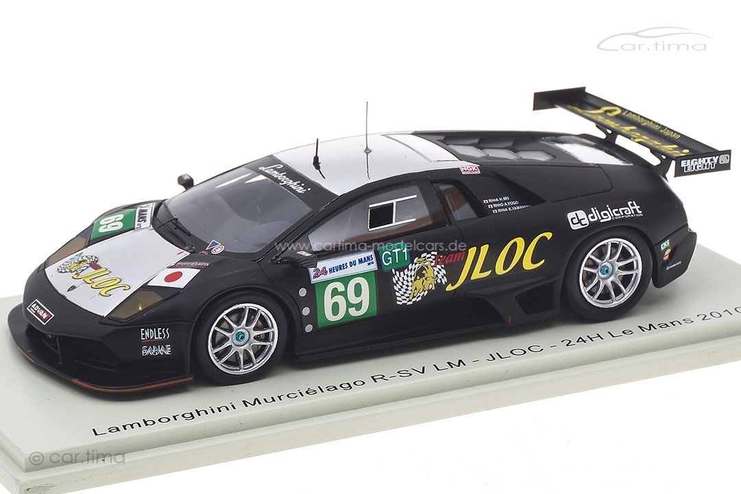 Lamborghini Murciélago R-SV LM 24h Le Mans 2010 Iiri/Yamanishi/Yogo Spark 1:43 S9604 Lamborghini Murciélago R-SV LM 24h Le Mans 2010 Iiri/Yamanishi/Yogo Spark 1:43 S9604