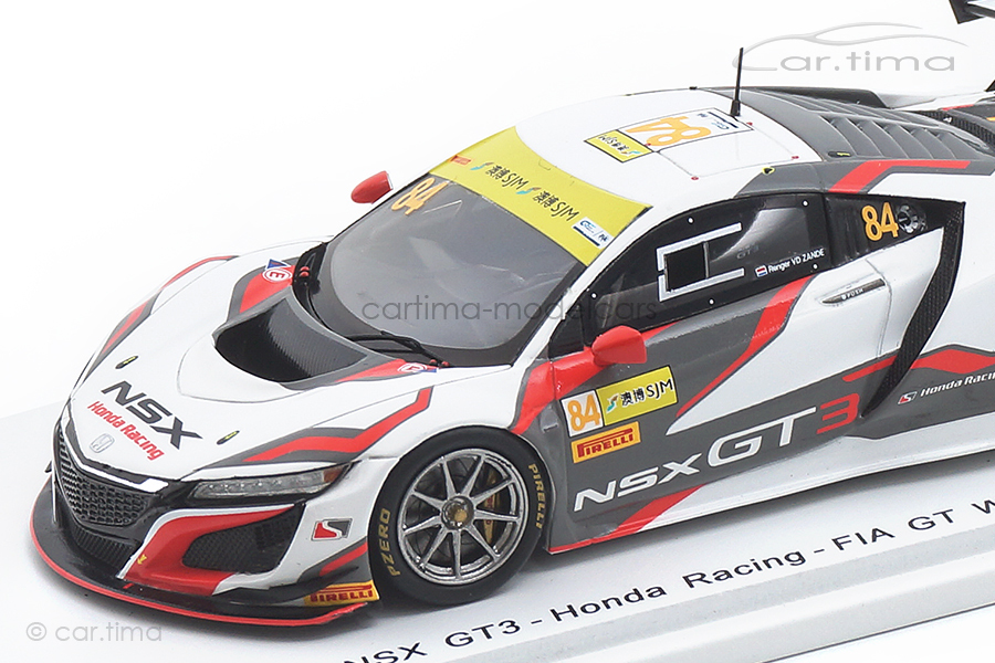 Honda NSX GT3 Macau World Cup 2017 Renger van der Zande Spark 1:43 SA143 Honda NSX GT3 Macau World Cup 2017 Renger van der Zande Spark 1:43 SA143
