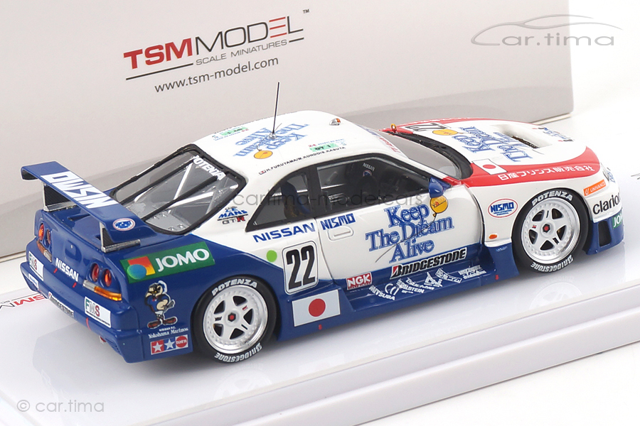 Nissan Skyline GT-R LM 24h Le Mans 1995 Fukuyama/Kasuya/Kondou TSM 1:43 TSM154343 Nissan Skyline GT-R LM 24h Le Mans 1995 Fukuyama/Kasuya/Kondou TSM 1:43 TSM154343