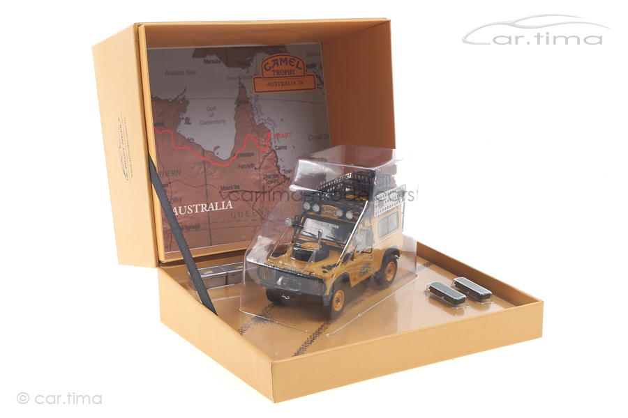 Land Rover Defender 90 Camel Trophy Australien 1986 Almost Real 1:43 410213 Land Rover Defender 90 Camel Trophy Australien 1986 Almost Real 1:43 410213