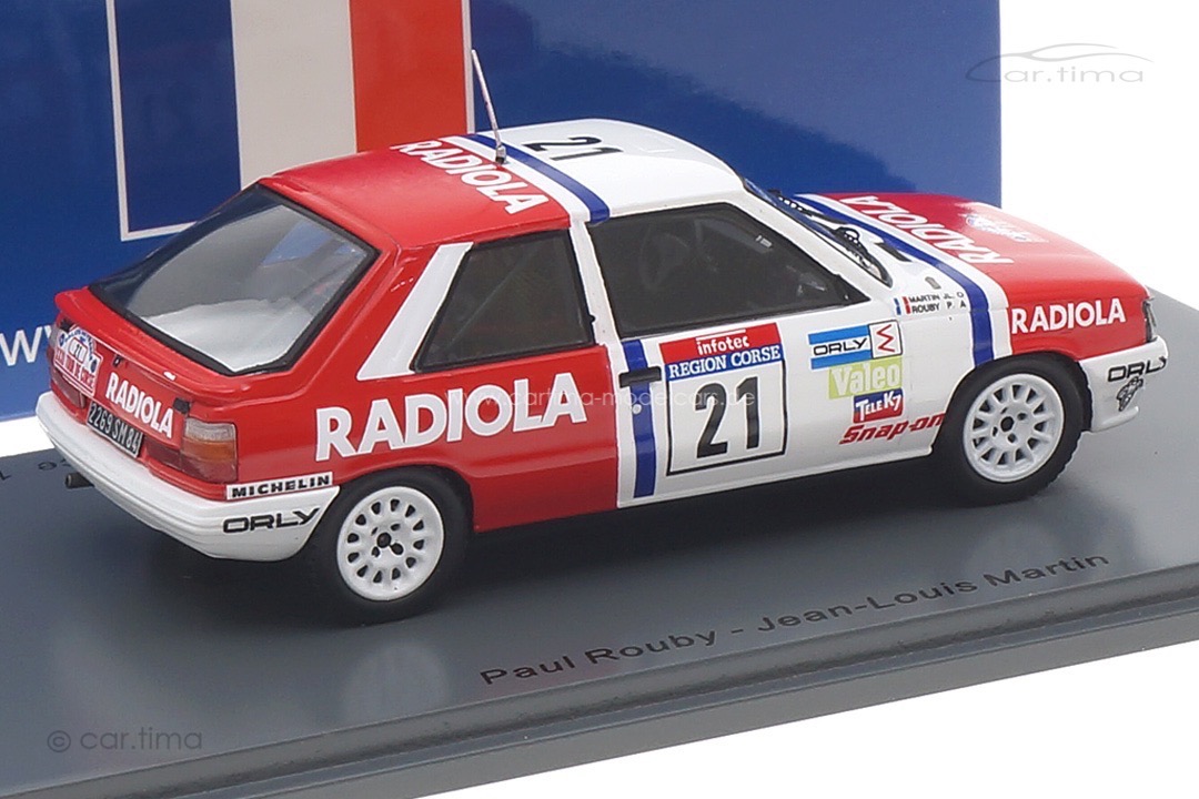 Renault 11 Turbo Tour de Corse 1987 Rouby/Martin Spark 1:43 SF146 Renault 11 Turbo Tour de Corse 1987 Rouby/Martin Spark 1:43 SF146