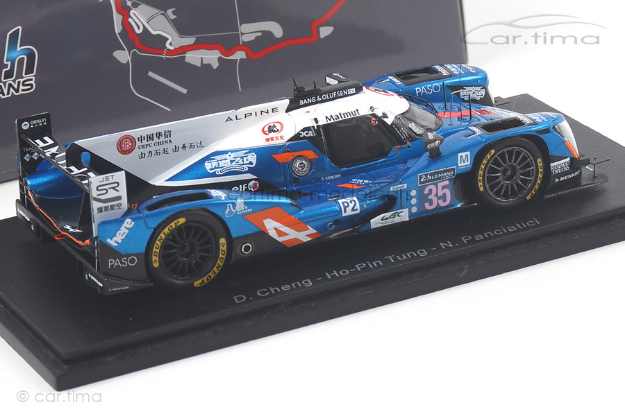 Alpine A460-Nissan 24h Le Mans 2016 Cheng/Tung/Panciatici Spark 1:43 S5118 Alpine A460-Nissan 24h Le Mans 2016 Cheng/Tung/Panciatici Spark 1:43 S5118