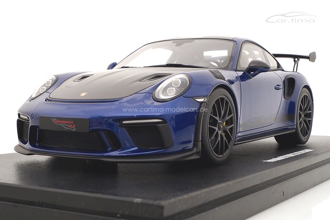 Porsche 911 (991.2) GT3 RS Weissach Paket blau met. GT Spirit 1:18 GT526