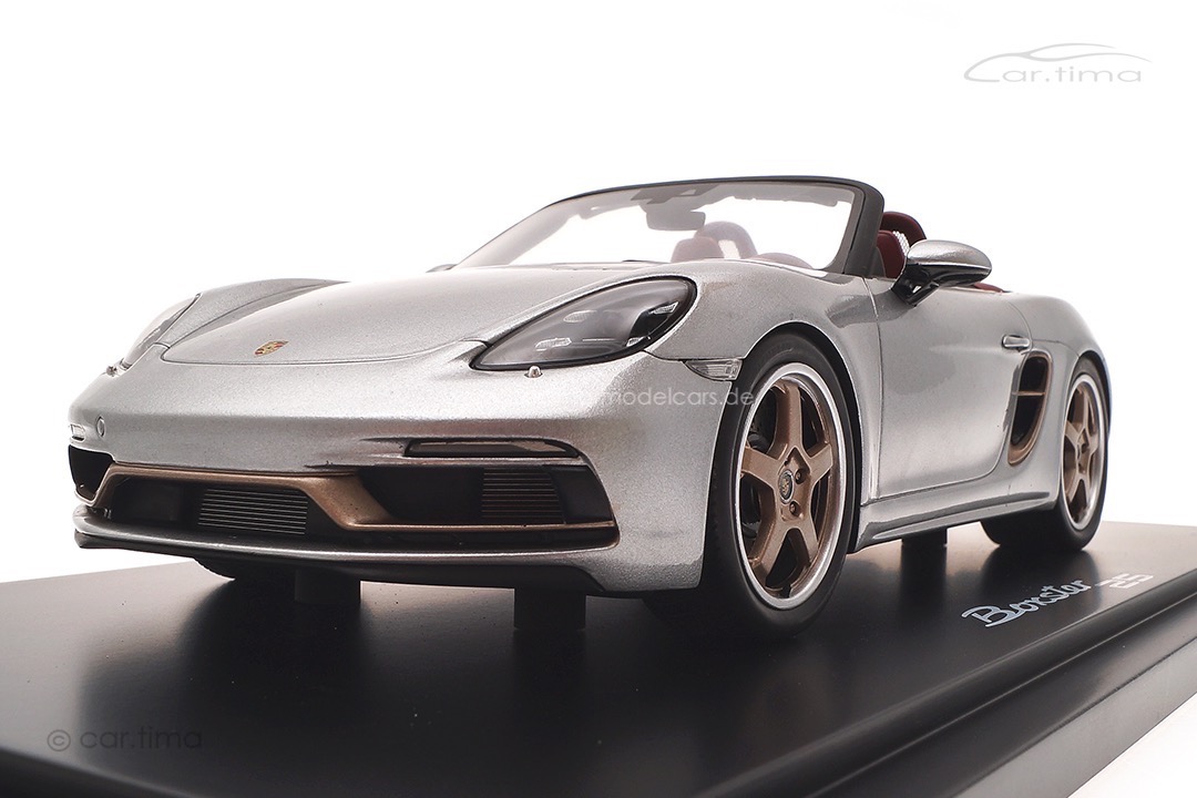 Porsche Boxster 982 25 Jahre Sondermodell GT-Silber Spark 1:18 WAP0212020NB25