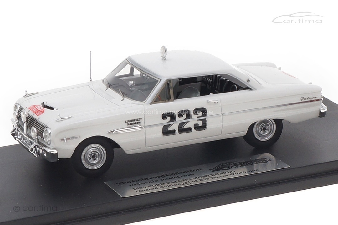 Ford Falcon Futura Rallye Monte Carlo 1963 Ljungfeldt/Sager Goldvarg 1:43 GC-032