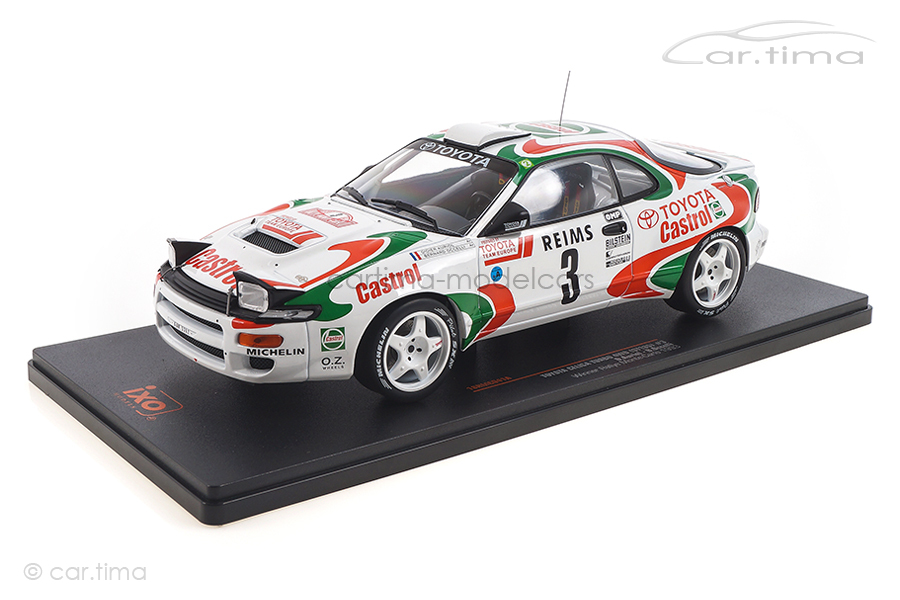 Toyota Celica ST185 Rallye Monte Carlo 1993 Auriol/Occelli IXO 1:18 18RMC041A Toyota Celica ST185 Rallye Monte Carlo 1993 Auriol/Occelli IXO 1:18 18RMC041A