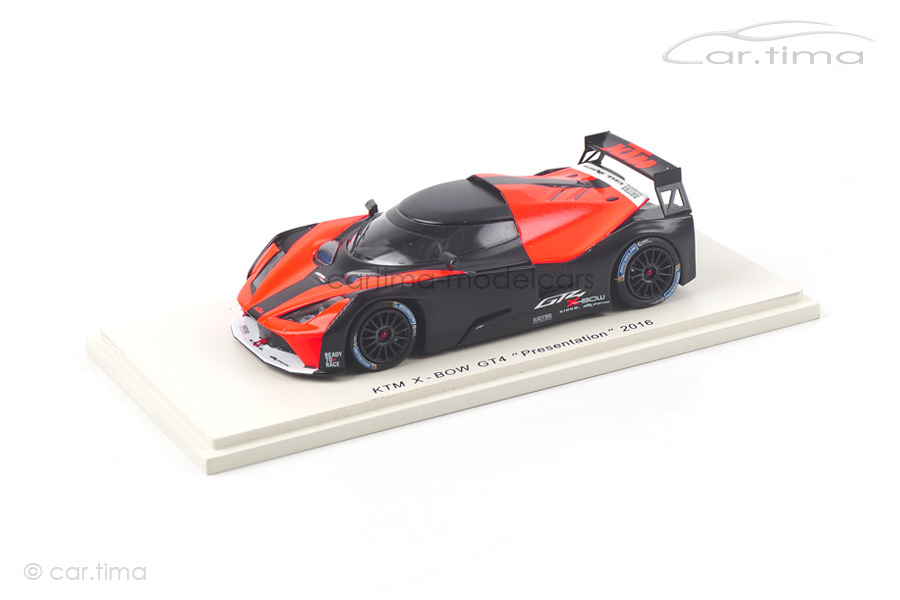 KTM X-Bow GT4 Präsentation 2016 Spark 1:43 S5660 KTM X-Bow GT4 Präsentation 2016 Spark 1:43 S5660