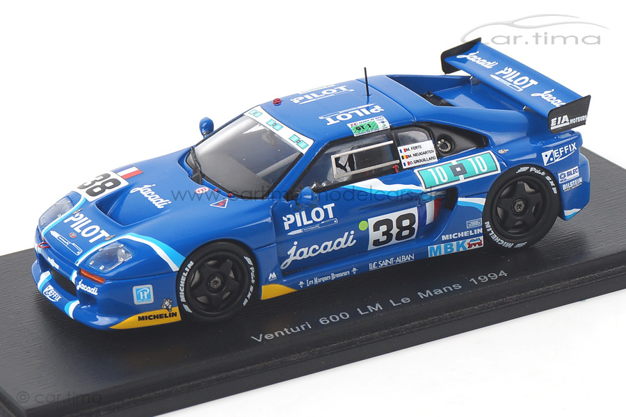 Venturi 600 LM 24h Le Mans 1994 Ferte/Grouillard/Neugarten Spark 1:43 S2281 Venturi 600 LM 24h Le Mans 1994 Ferte/Grouillard/Neugarten Spark 1:43 S2281