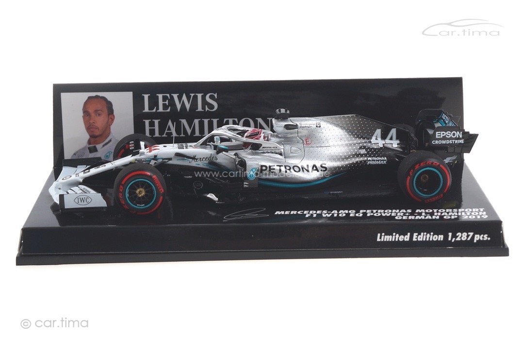 Mercedes-AMG F1 W10 German GP 2019 Louis Hamilton Minichamps 1:43 417191144