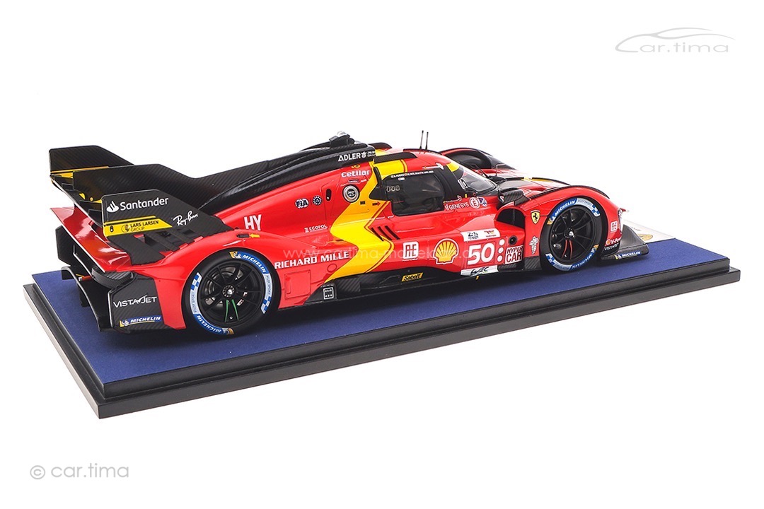 Ferrari 499P 24h Le Mans 2023 Fuoco/Molina/Nielsen LookSmart 1:18 LS18LM034 Ferrari 499P 24h Le Mans 2023 Fuoco/Molina/Nielsen LookSmart 1:18 LS18LM034