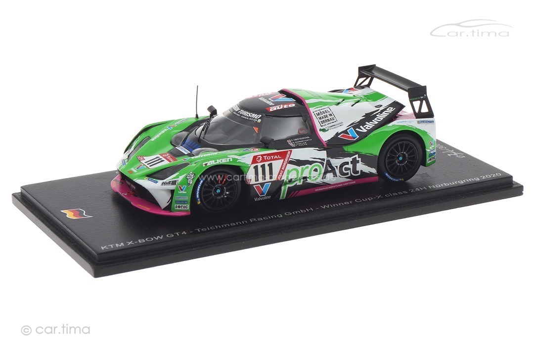 KTM X-BOW GT4 Class winner 24h Nürburgring 2020 Griesemann/Kofler/Volte Spark 1:43 SG699