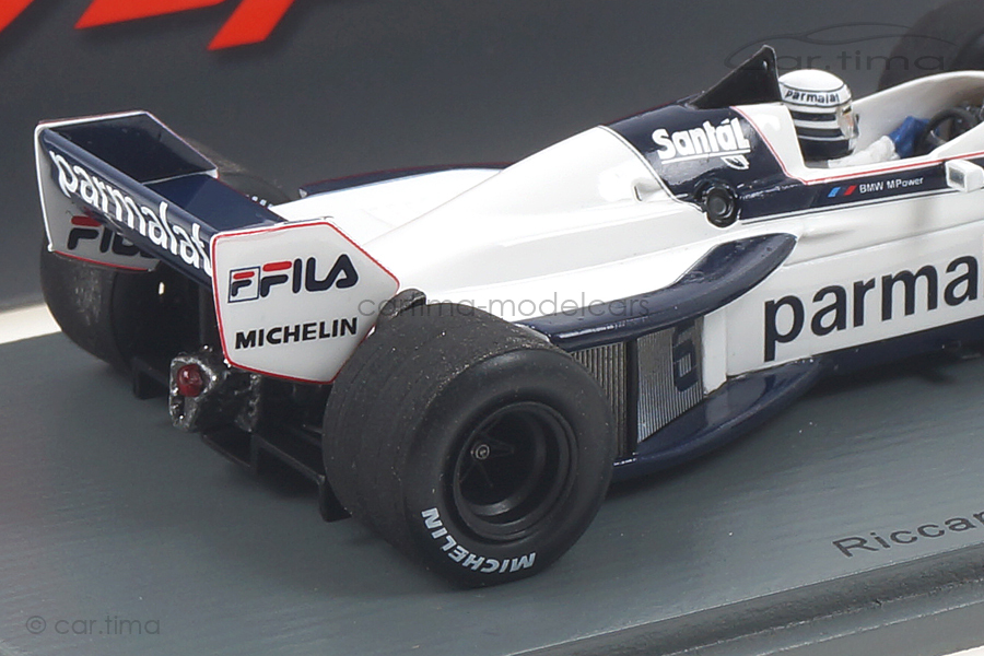Brabham BT52 GP Brasilien 1983 Riccardo Patrese Spark 1:43 S7105 Brabham BT52 GP Brasilien 1983 Riccardo Patrese Spark 1:43 S7105