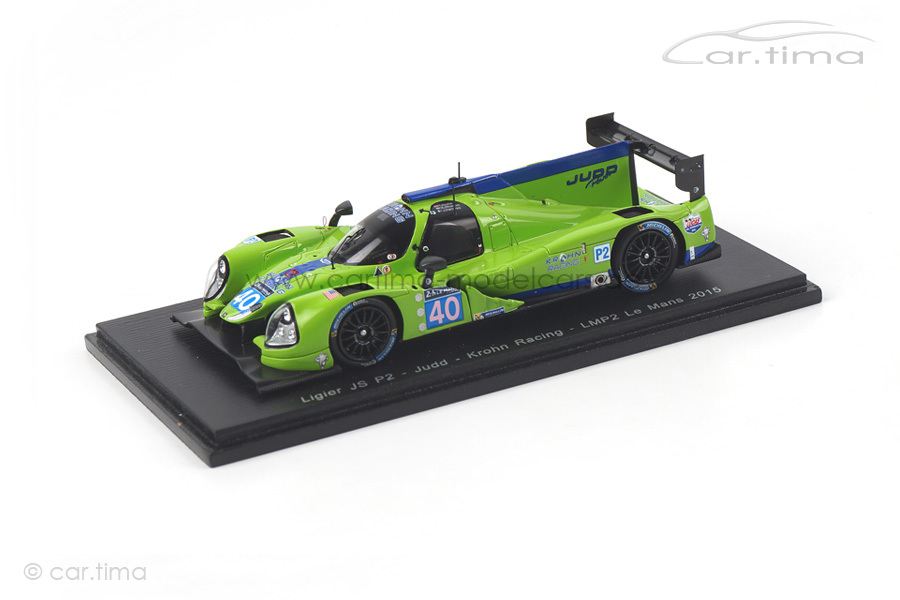 Ligier JS P2-Judd 24h Le Mans 2015 Barbosa/Krohn/Jönsson Spark 1:43 S4654 Ligier JS P2-Judd 24h Le Mans 2015 Barbosa/Krohn/Jönsson Spark 1:43 S4654