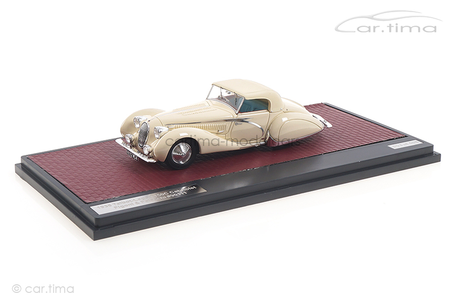 Talbot-Lago T150C Cabriolet Figoni & Falaschi 1936 weiß Matrix 1:43 MX41904-032 Talbot-Lago T150C Cabriolet Figoni & Falaschi 1936 weiß Matrix 1:43 MX41904-032