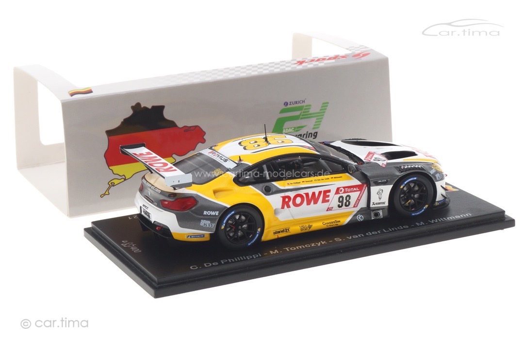 BMW M6 GT3 24h Nürburgring 2021 Tomczyk/van der Linde/Wittmann Spark 1:43 SG751