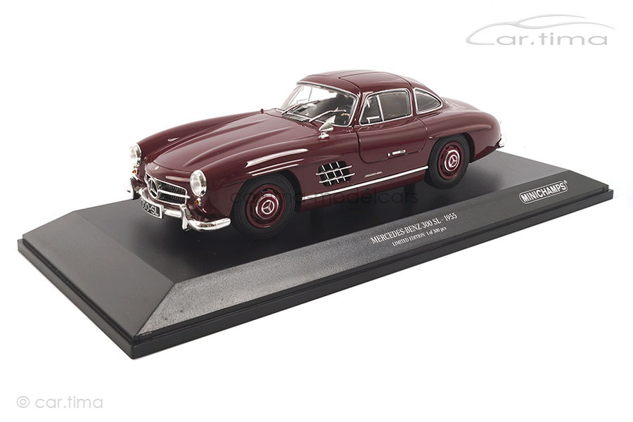 Mercedes-Benz 300 SL (W198) 1955 rot Minichamps 1:18 110037218 Mercedes-Benz 300 SL (W198) 1955 rot Minichamps 1:18 110037218
