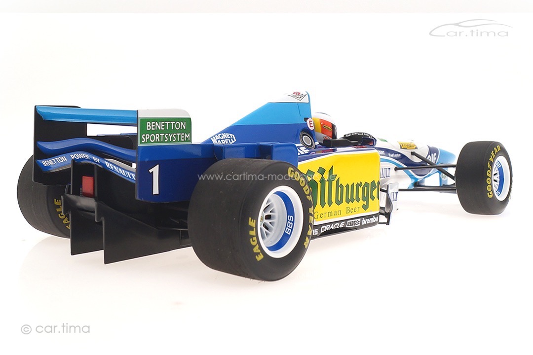 Benetton Renault B195 Winner GP Belgien 1995 Michael Schumacher Minichamps 1:18 510952901
