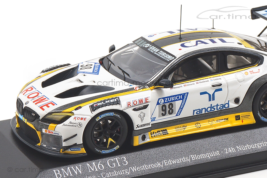 BMW M6 GT3 24h Nürburgring 2018 Catsburg/Westbrook/Blomqvist Minichamps 1:43 447182698 BMW M6 GT3 24h Nürburgring 2018 Catsburg/Westbrook/Blomqvist Minichamps 1:43 447182698