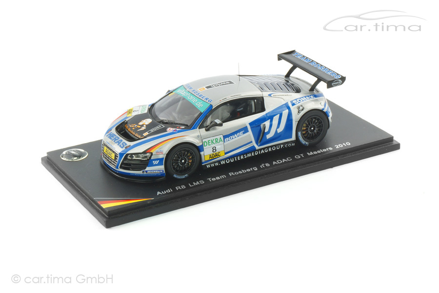 Audi R8 LMS ADAC GT Masters 2010 Haase/Frankenhout/Herndlhofer Spark 1:43 SG008