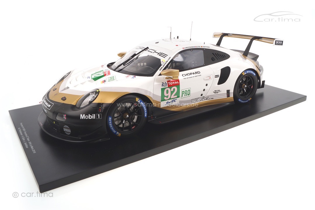 Porsche 911 RSR 24h Le Mans 2019 Estre/Christensen/Vanthoor Spark 1:12 12S018 Porsche 911 RSR 24h Le Mans 2019 Estre/Christensen/Vanthoor Spark 1:12 12S018