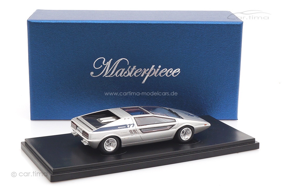 Maserati Boomerang Showcar 1971 silber autocult 1:43 90370