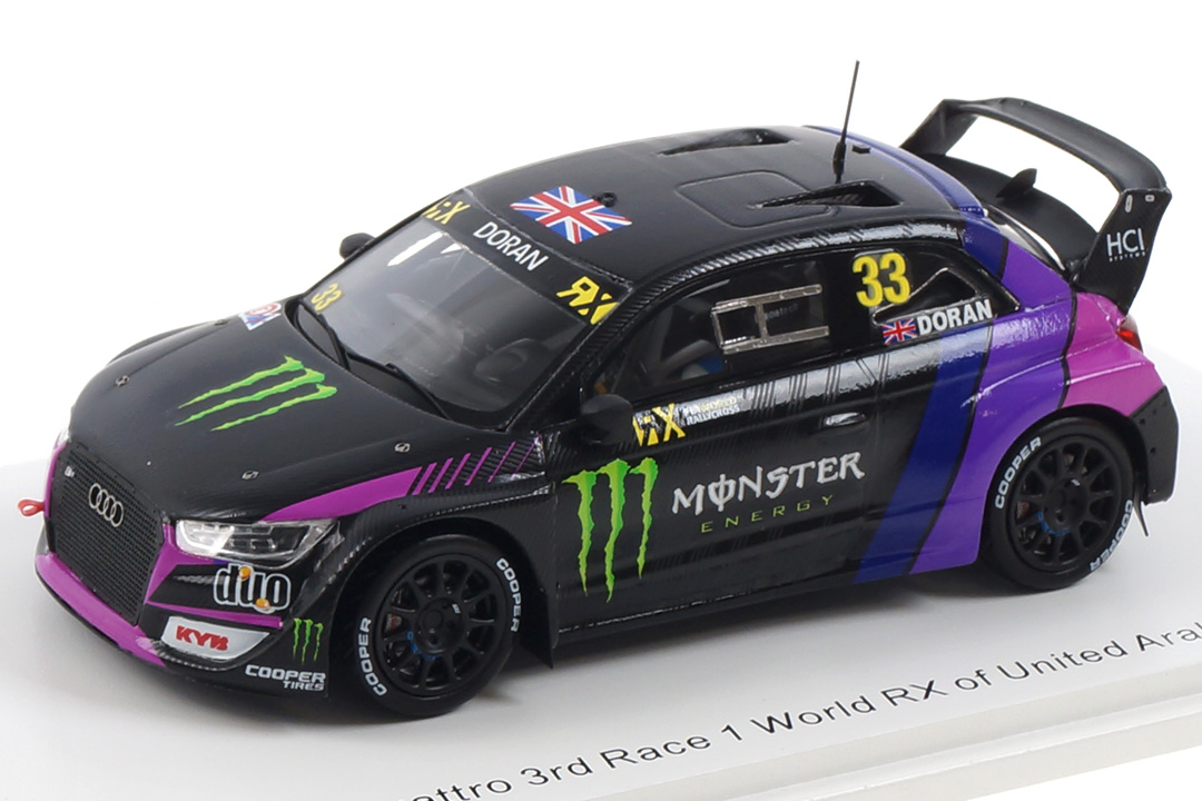 Audi Sport S1 WRX quattro World RX United Arab Emirates 2019 Liam Doran Spark 1:43 S7824 Audi Sport S1 WRX quattro World RX United Arab Emirates 2019 Liam Doran Spark 1:43 S7824