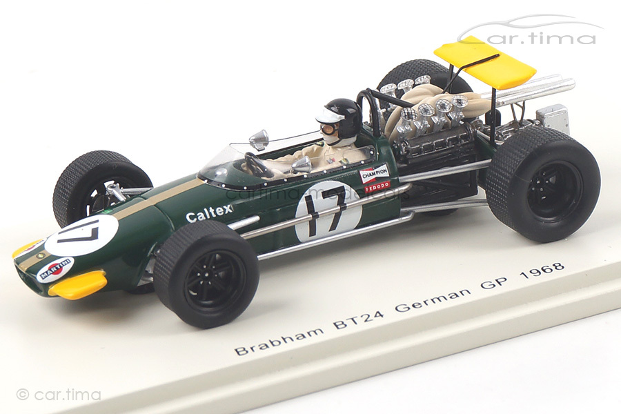Brabham BT24 GP Deutschland 1968 Kurt Ahrens Spark 1:43 S4780 Brabham BT24 GP Deutschland 1968 Kurt Ahrens Spark 1:43 S4780