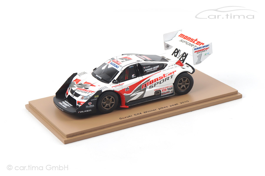 Suzuki SX4 Winner Pikes Peak 2010 Nobubiro Tajima Spark 1:43 43PP10