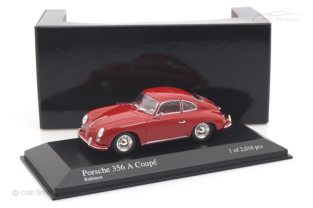 Porsche 356 A Coupe Rubinrot Minichamps 1:43 400064220