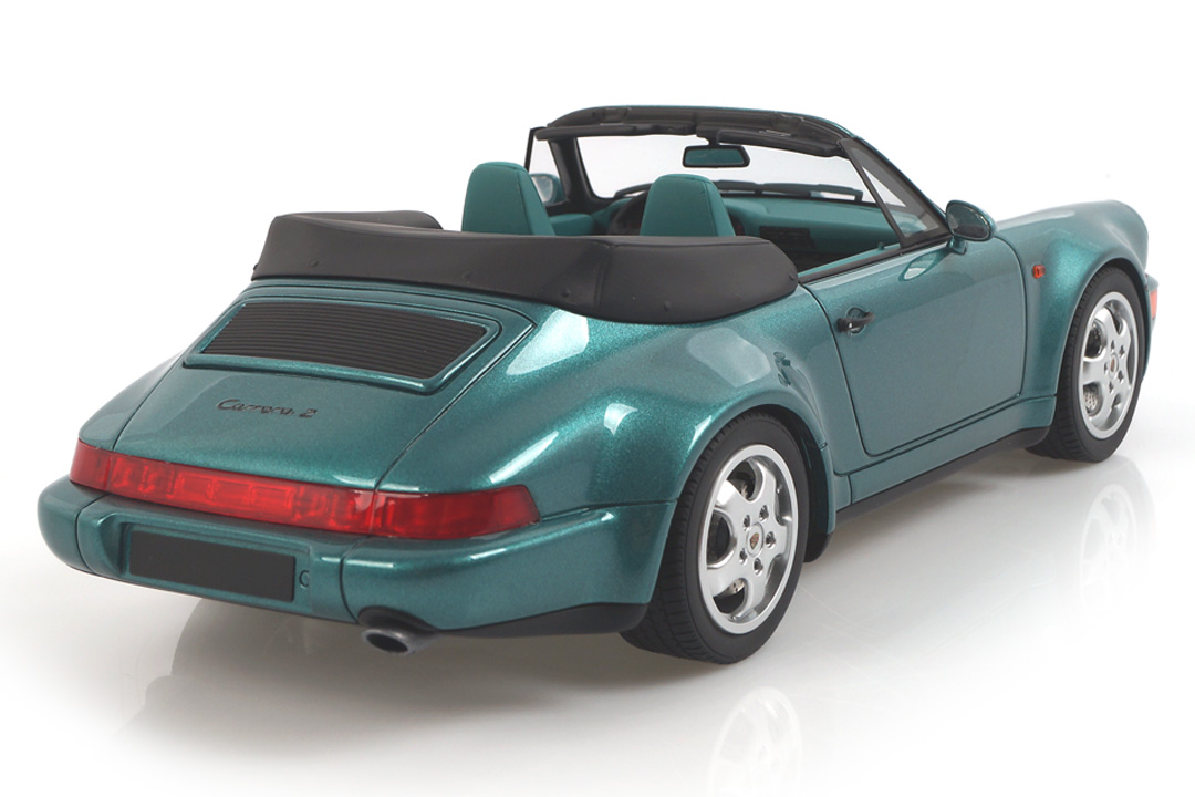 Porsche 911 (964) Cabriolet Turbo Look Wimbledon grün met. GT Spirit 1:18 GT294 Porsche 911 (964) Cabriolet Turbo Look Wimbledon grün met. GT Spirit 1:18 GT294