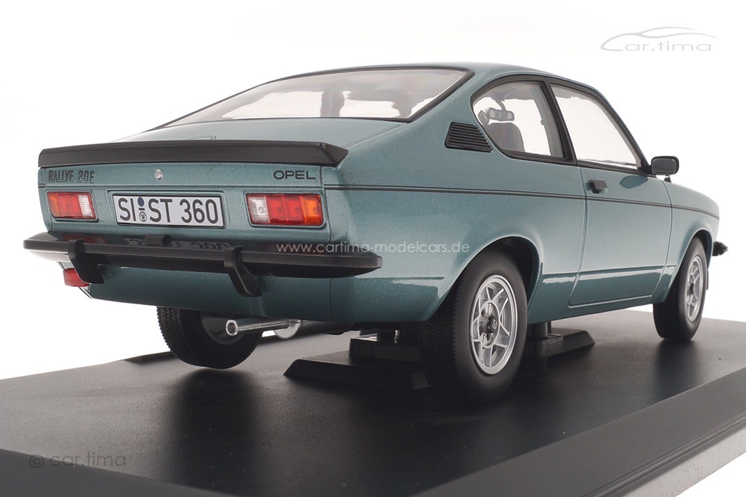 Opel Kadett C Rallye Winterfest 1978 Kristalltürkis Norev 1:18 183654 Opel Kadett C Rallye Winterfest 1978 Kristalltürkis Norev 1:18 183654