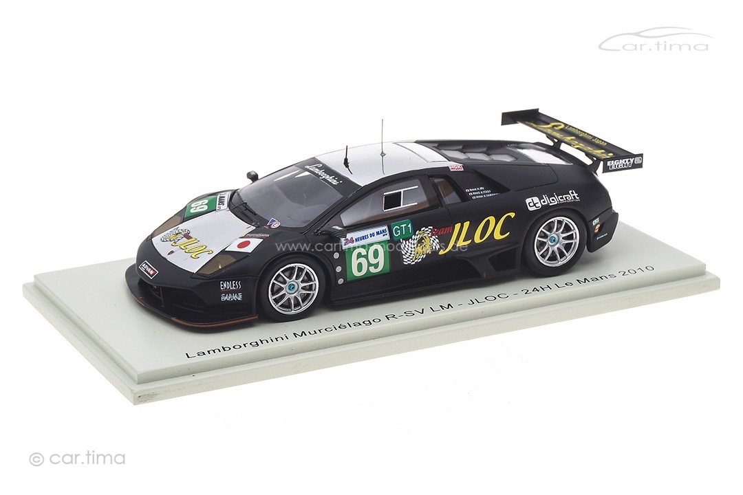 Lamborghini Murciélago R-SV LM 24h Le Mans 2010 Iiri/Yamanishi/Yogo Spark 1:43 S9604 Lamborghini Murciélago R-SV LM 24h Le Mans 2010 Iiri/Yamanishi/Yogo Spark 1:43 S9604